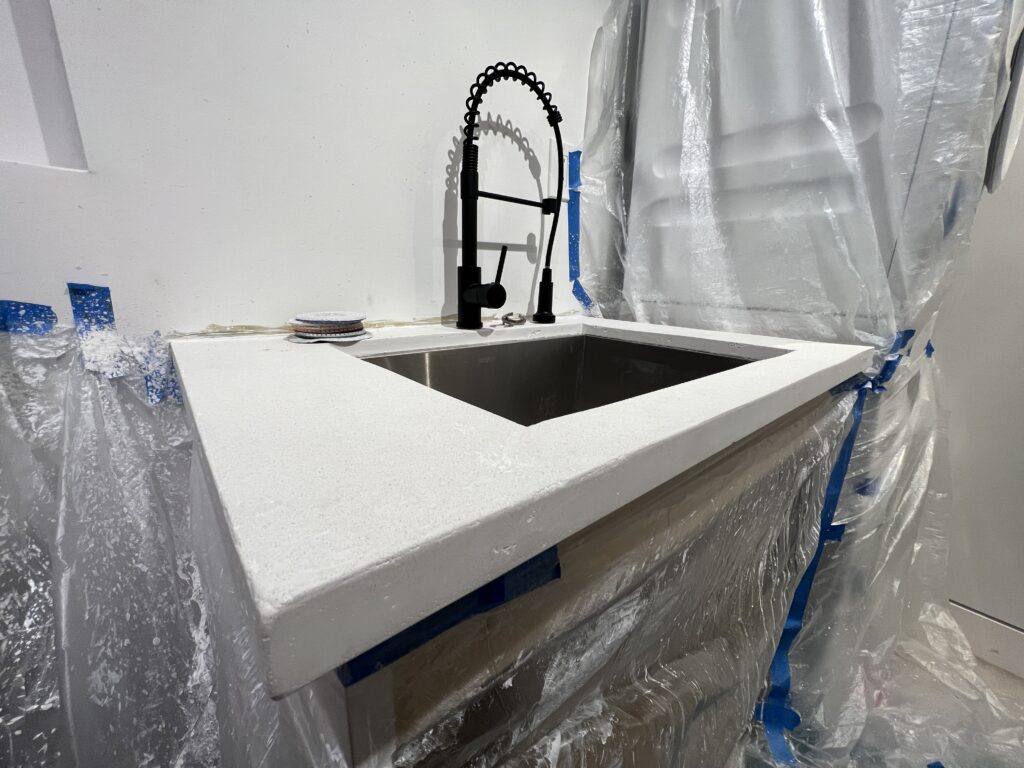 Pouring My First Concrete Countertop